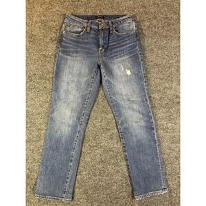 J.CREW Women's Slim Broken-In Boyfriend Blue Denim Jeans Size 26